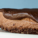 Chocolate-Glazed Hazelnut Mousse Cake