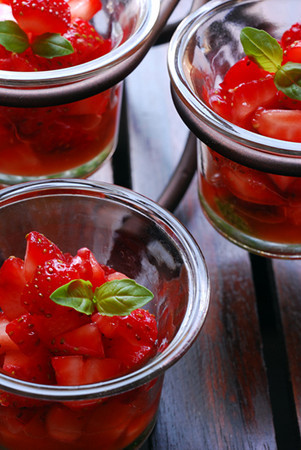 Strawberry and Basil Compote from Cook (almost) Anything Once