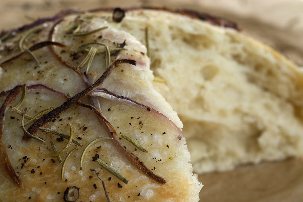 Focaccia with Onion and Rosemary - Bake or Break