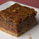 Chocolate Pecan Cheesecake Bars