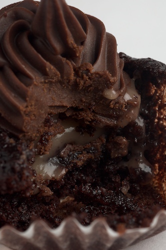 Chocolate Salted-Caramel Mini Cupcakes | Bake or Break Chocolate Salted-Caramel Mini Cupcakes