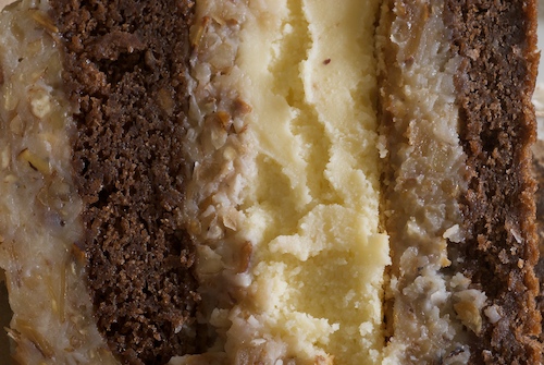German Chocolate Cheesecake