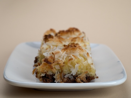 Black-Bottom Coconut Bars | Bake or Break