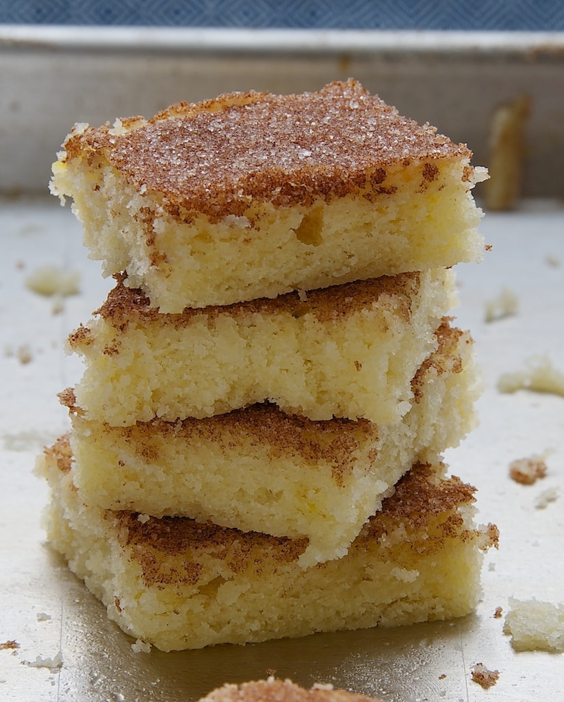 Cinnamon Sugar Cookie Squares are soft, chewy, sweet, cinnamon-y, and so very delicious. Great for feeding a crowd! - Bake or Break