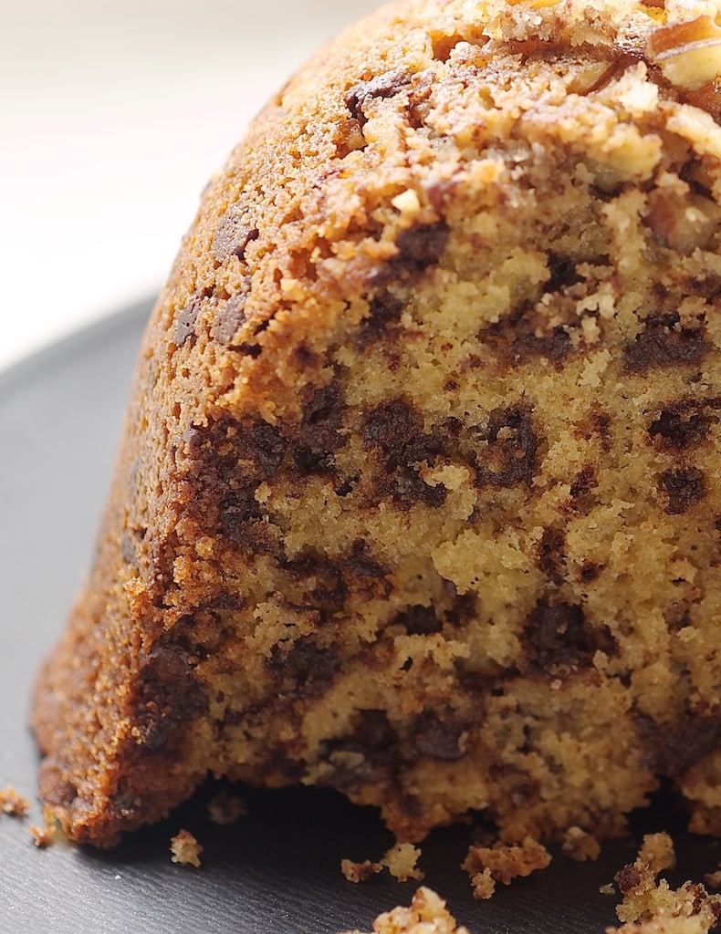 Chocolate Chip Bundt Cake is a delicious combination of brown sugar, chocolate, and nuts. This one is always a winner! - Bake or Break