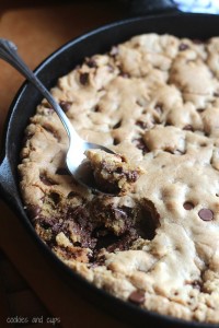 Skillet Chocolate Chip Cookie
