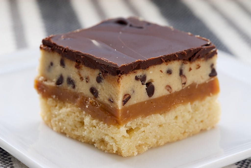 Cookie Dough Billionaire Bars