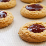 Peanut Butter and Jelly Thumbprint Cookies