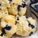 Blueberry Sour Cream Drop Biscuits