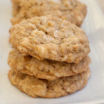 Salted Vanilla Chip Oatmeal Cookies