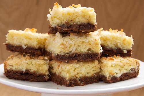 Coconut Bars with Chocolate Shortbread Crust | Bake or Break