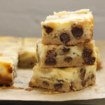 Chocolate Chip Cookie Cheesecake Bars