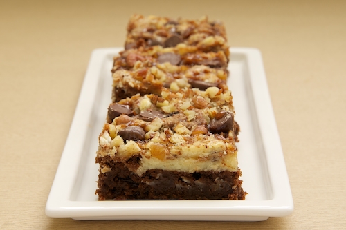 Cream Cheese Brownies with Toffee and Pecans | Bake or Break