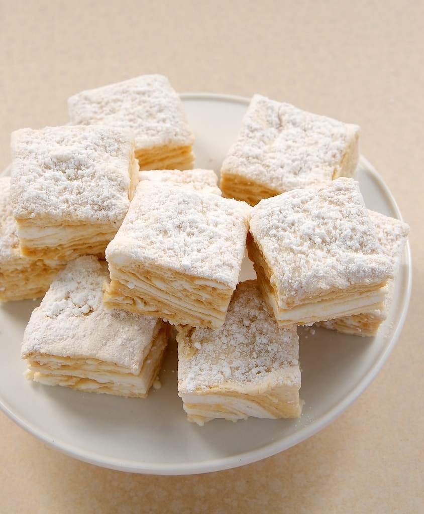 Salted Caramel Swirl Marshmallows are surprisingly simple to make and filled with rich salty caramel.