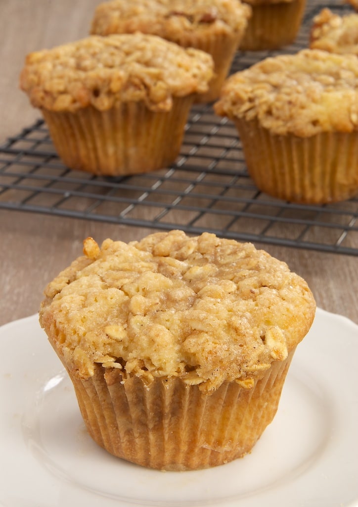 Yogurt and Granola Muffins are soft, moist, sweet, and crunchy.