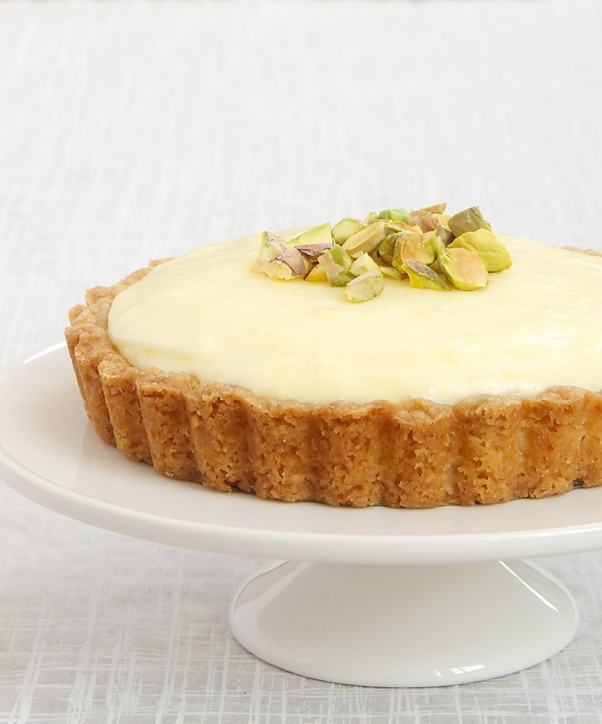 Lemon Cream Tarts feature a sweet, tart, creamy lemon filling inside a sugar cookie crust. Delicious! - Bake or Break