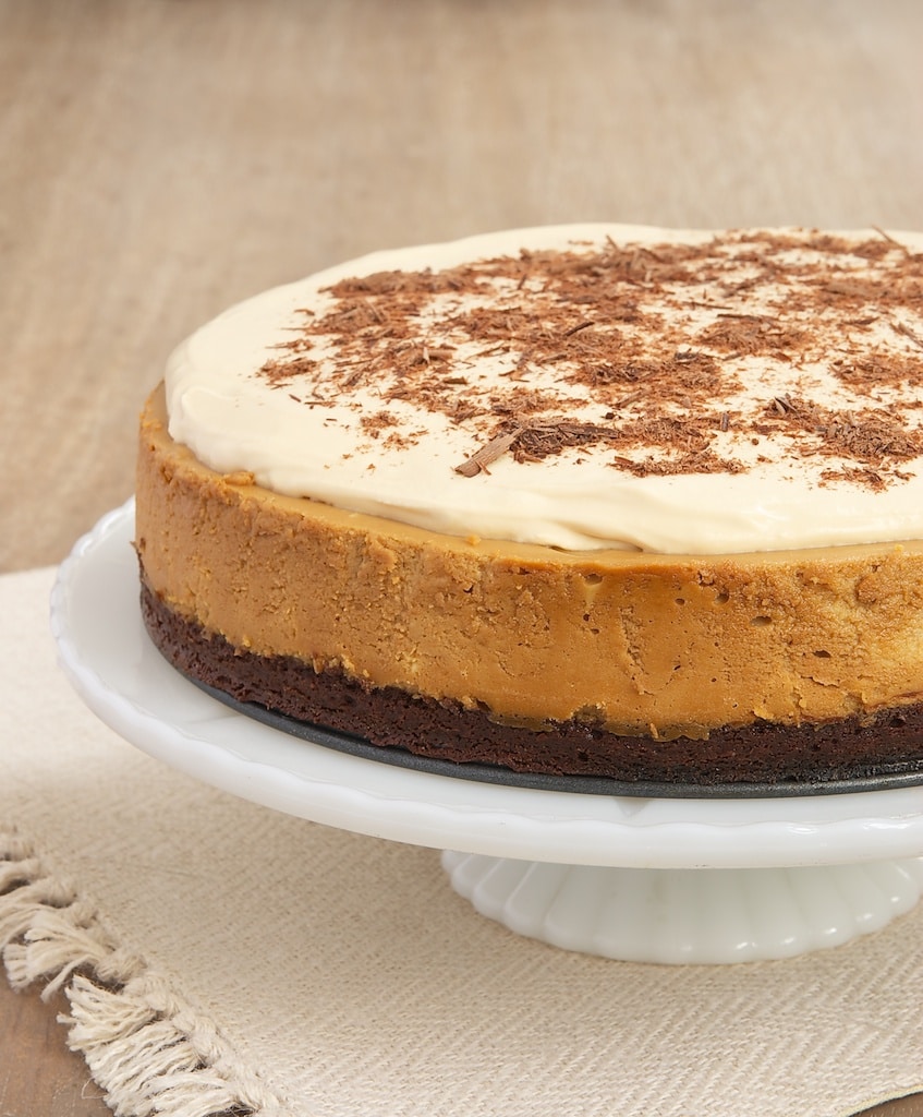 Dulce de Leche Cheesecake with Brownie Crust  Bake or Break