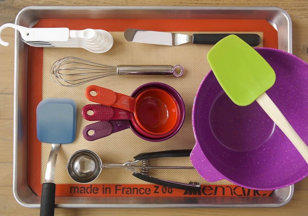 All of my favorite tools for baking cookies!