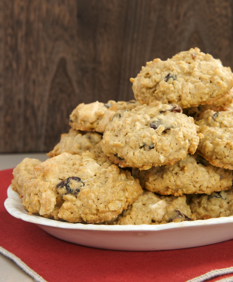 CherryWhite Chocolate Oatmeal Cookies Bake or Break