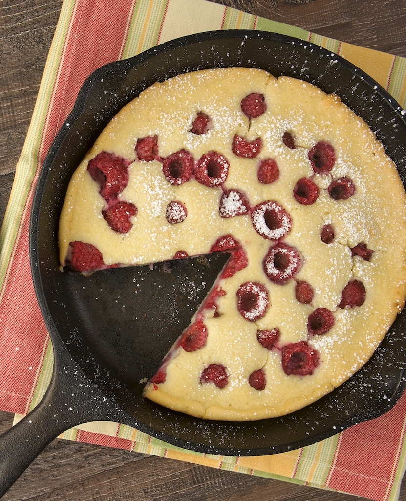 Raspberry Skillet Pancake Bake or Break