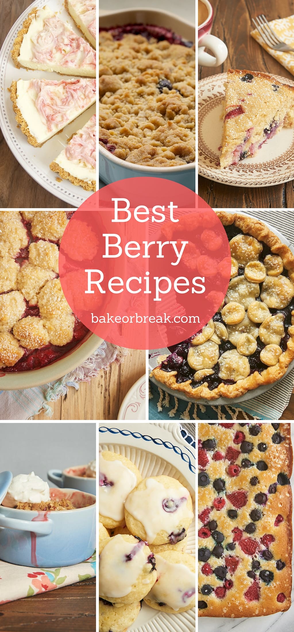Come see some of my favorite ways to use berries in desserts, breads, and more. 40 recipes to fuel your berry baking all season long! - Bake or Break