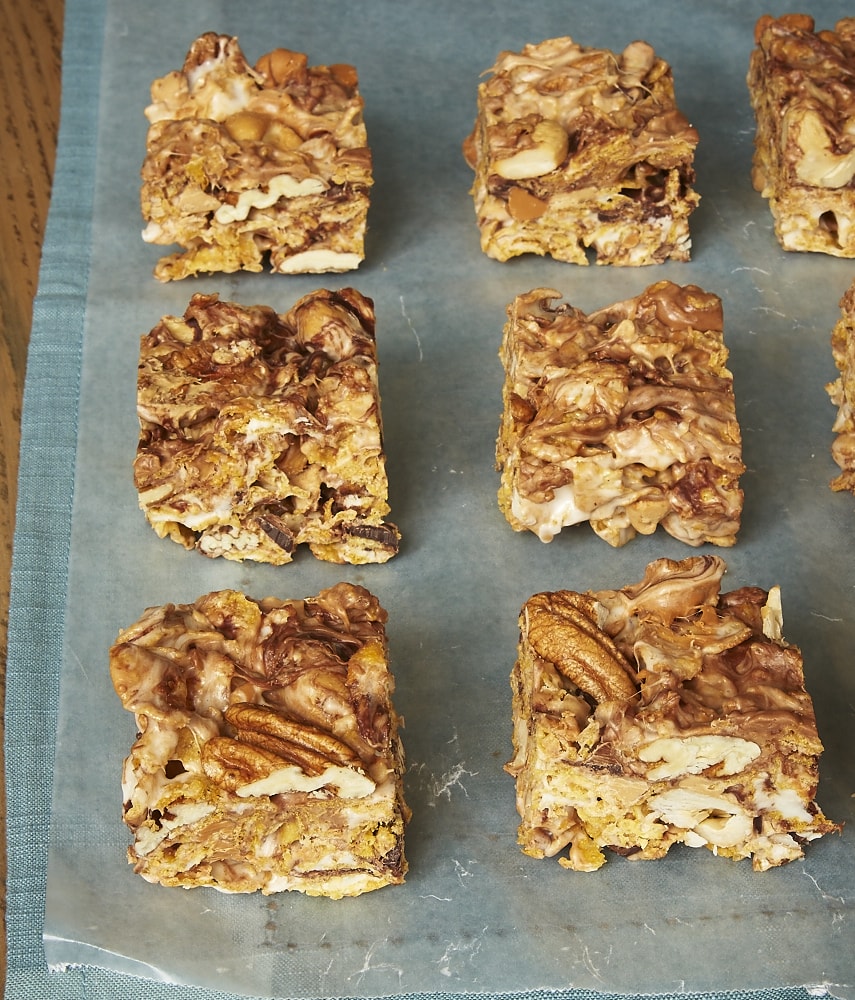 Sweet and Nutty Corn Flake Bars Bake or Break