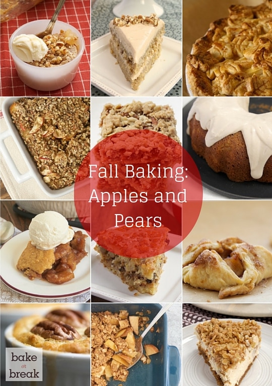 Celebrate fall with this collection of Bake or Break's best apple and pear recipes!