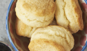 Cream Biscuits are the quickest, easiest homemade biscuits! You're just 3 ingredients and a few minutes away from a batch of delicious from-scratch biscuits! - Bake or Break