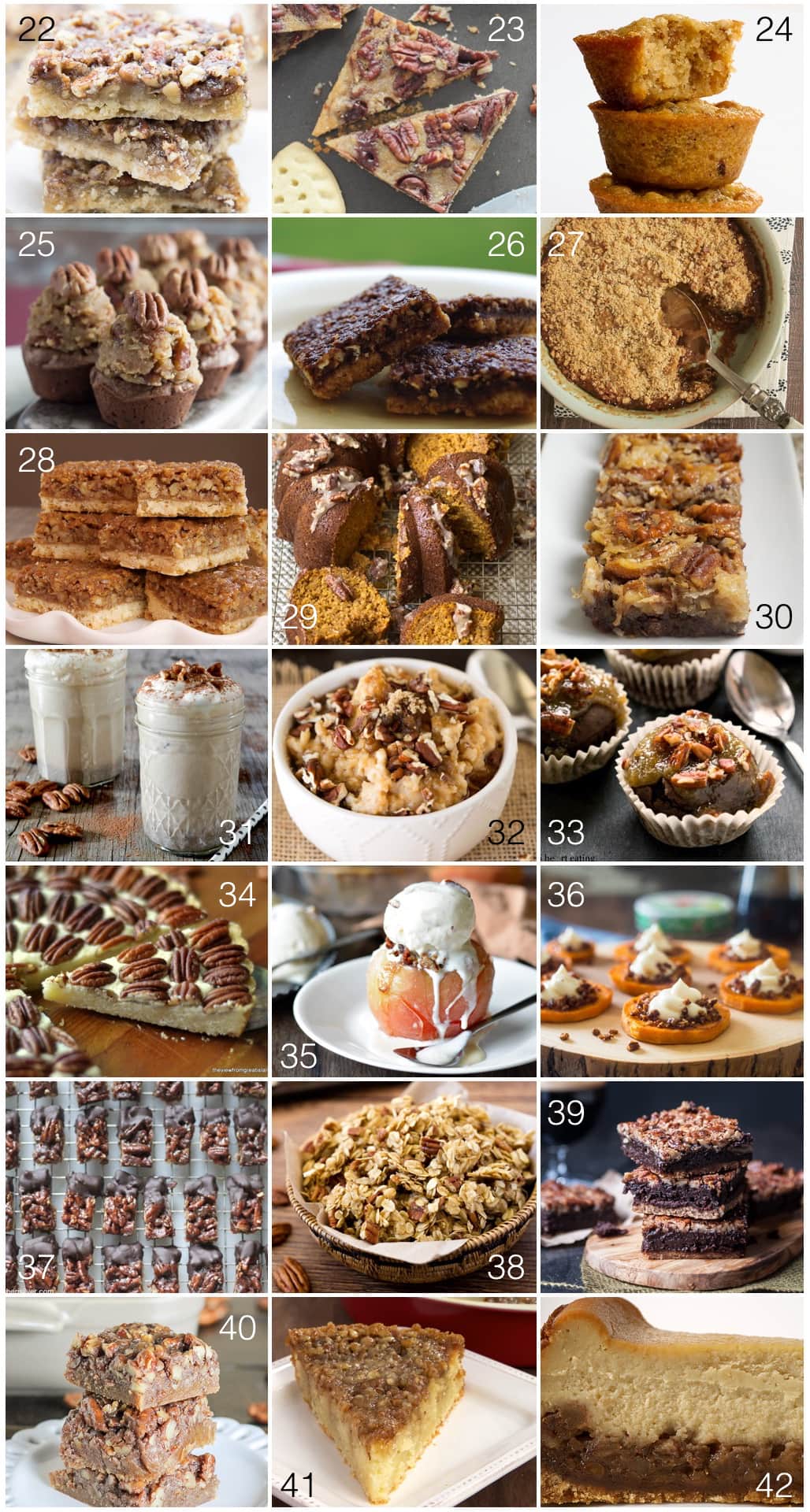 Try one of these terrific twists on pecan pie, including pies, cakes, brownies, muffins, and more! - Bake or Break