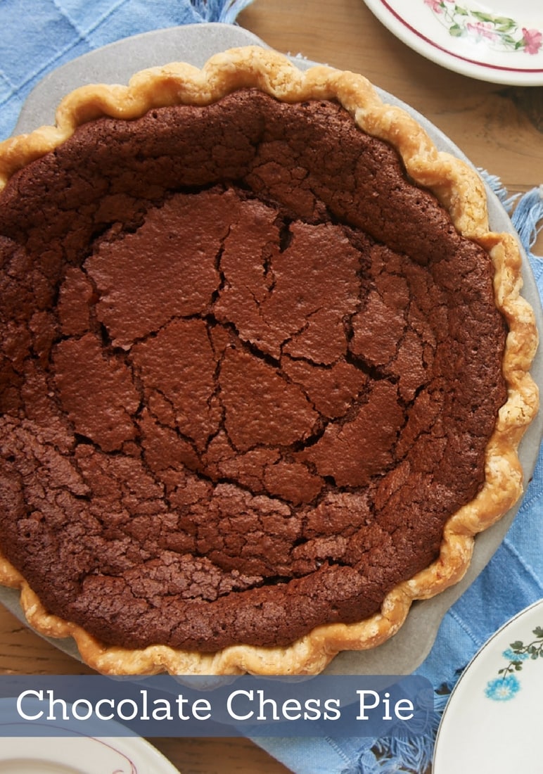 Chocolate Chess Pie is a rich, fudgy twist on a classic dessert. A must for chocolate lovers! - Bake or Break