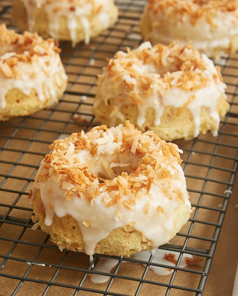 Toasted Coconut Cake Doughnuts Bake or Break