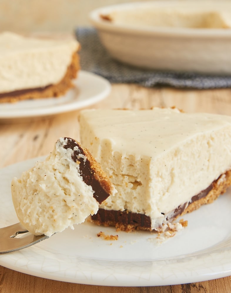 NoBake Black Bottom Vanilla Bean Cheesecake Bake or Break