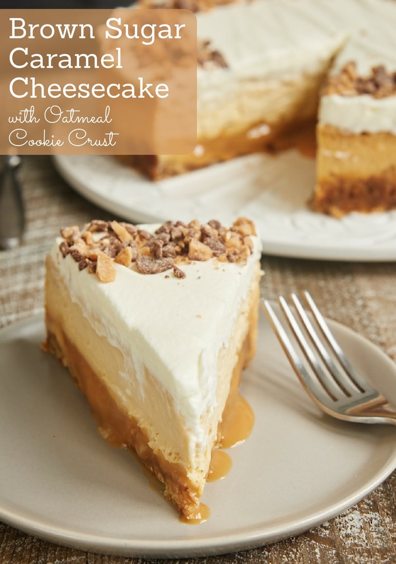 This Brown Sugar Caramel Cheesecake has SO many delicious layers. The flavor is AMAZING! - Bake or Break