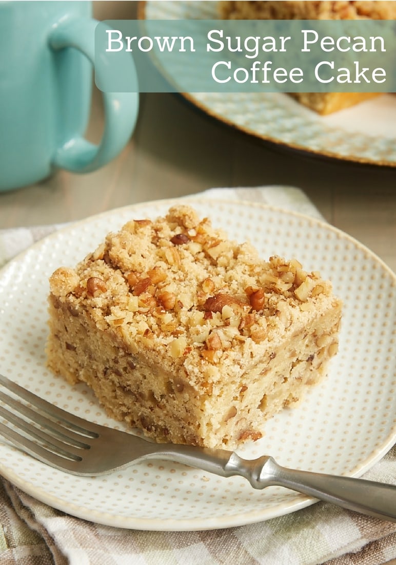 Sweet and simple flavors are the stars in this Brown Sugar Pecan Coffee Cake. - Bake or Break