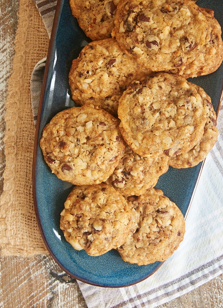 Chocolate Chip Date Nut Cookies are jam-packed with so much flavor! There is also plenty of crunch and a wonderful soft texture. - Bake or Break