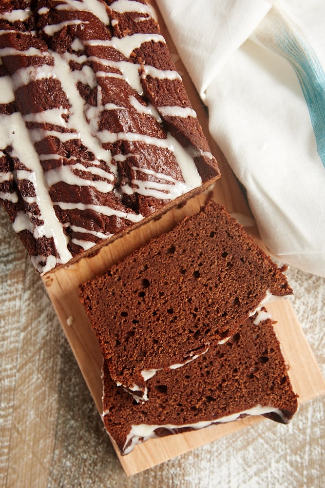 Chocolate Pound Cake with Vanilla Bean Glaze | Bake or Break