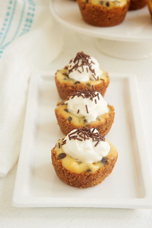 Chocolate Chip Cheesecake Bites Bake or Break